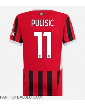 AC Milan Christian Pulisic #11 Tricou Fotbal Replică 2024-25 Femei Acasa